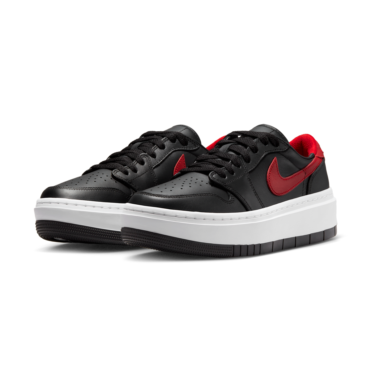 Jordan 1 Elevate Low Black Gym Red White (Women's)