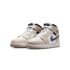 Jordan 1 Mid White Off Noir Rattan (GS)