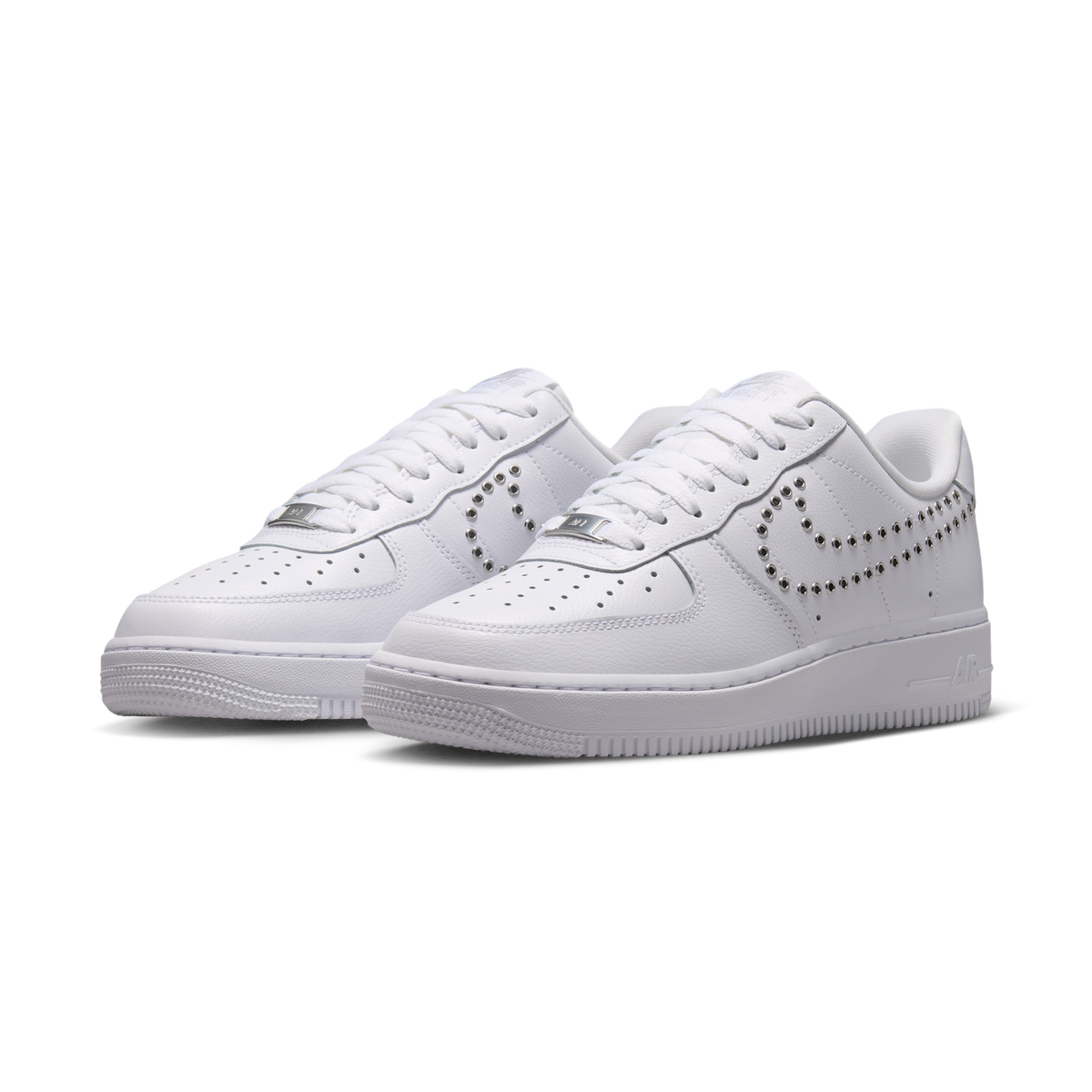 Nike Air Force 1 Low '07 LV8 Triple White Metallic Silver (Women's)