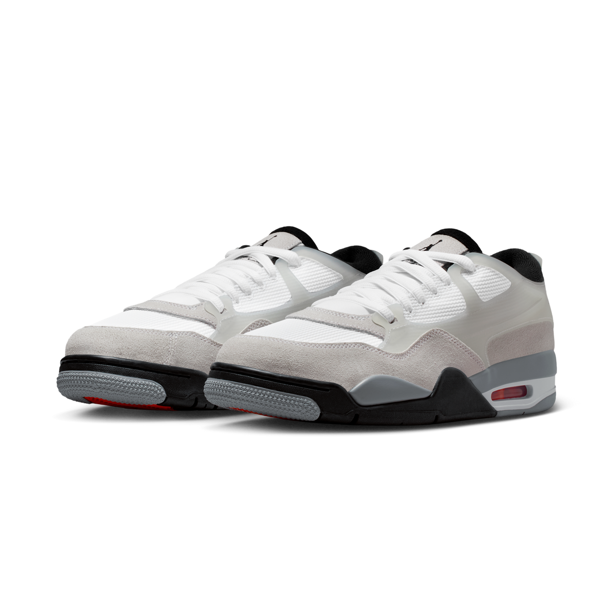 Jordan 4 RM White Light Smoke Grey Black