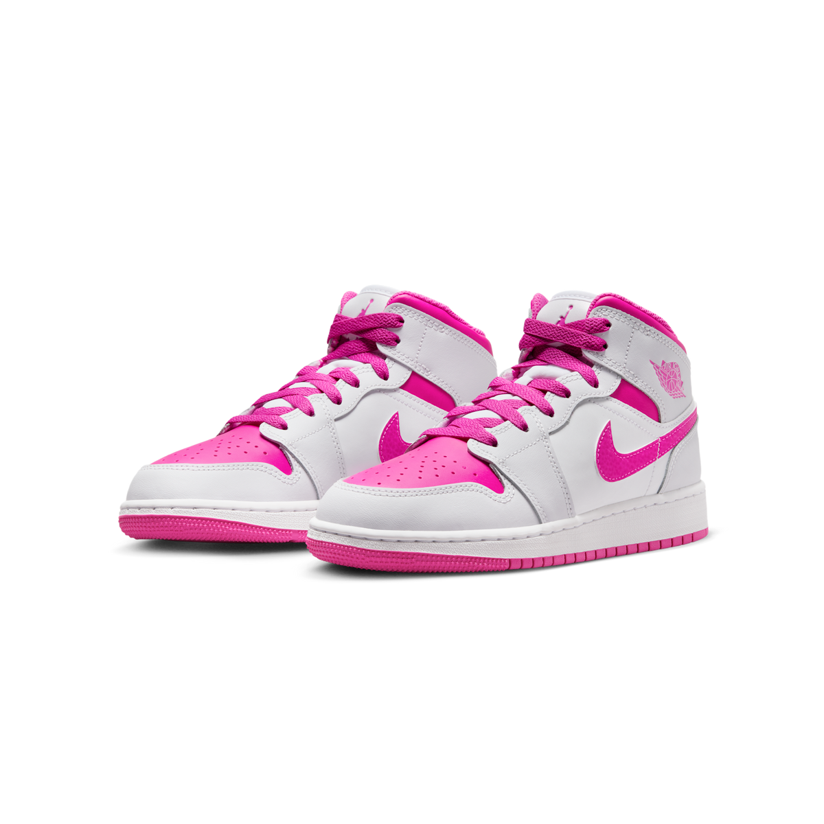 Jordan 1 Mid Fire Pink (GS)