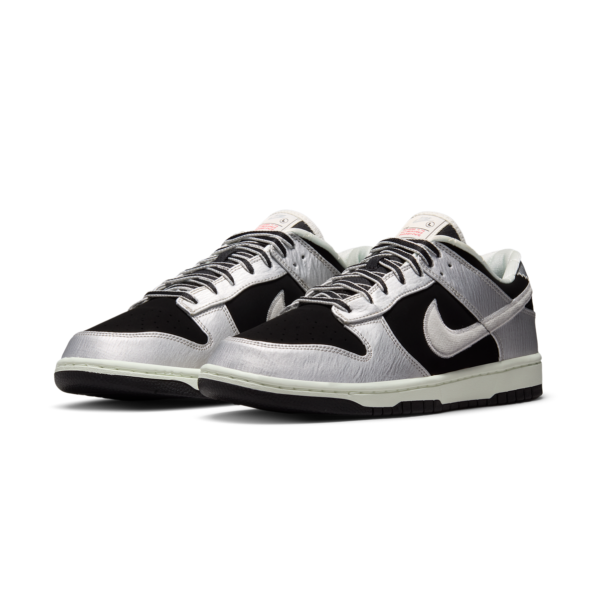 Nike Dunk Low Retro Starter Jacket Metallic Silver Black