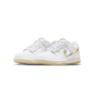 Nike Dunk Low SE Rainbow Lace Swoosh White (GS)