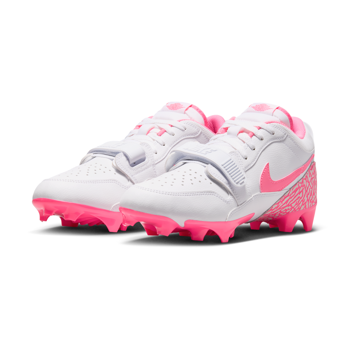 Jordan Legacy 312 Low TD Cleat White Digital Pink