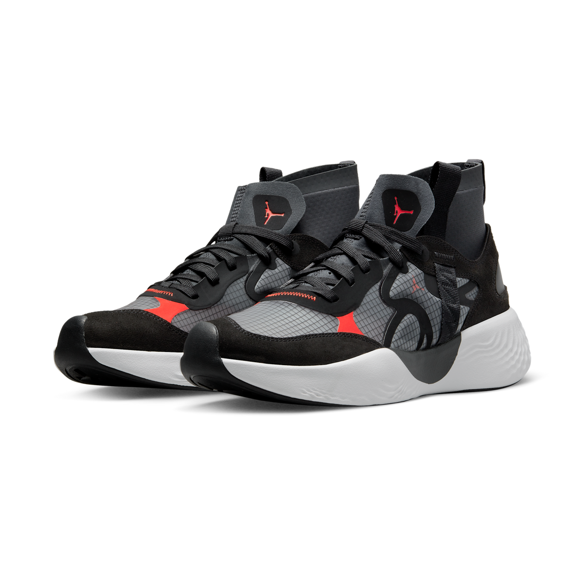 Jordan Delta 3 Mid Black Chile Red