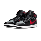 Jordan 1 High FlyEase Black Gym Red Smoke Grey