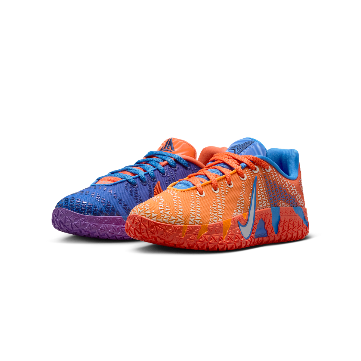 Nike Ja 3 Blue Crystal Turf Orange Midnight Navy Metallic Silver
