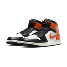 Jordan 1 Mid Black Toe Starfish