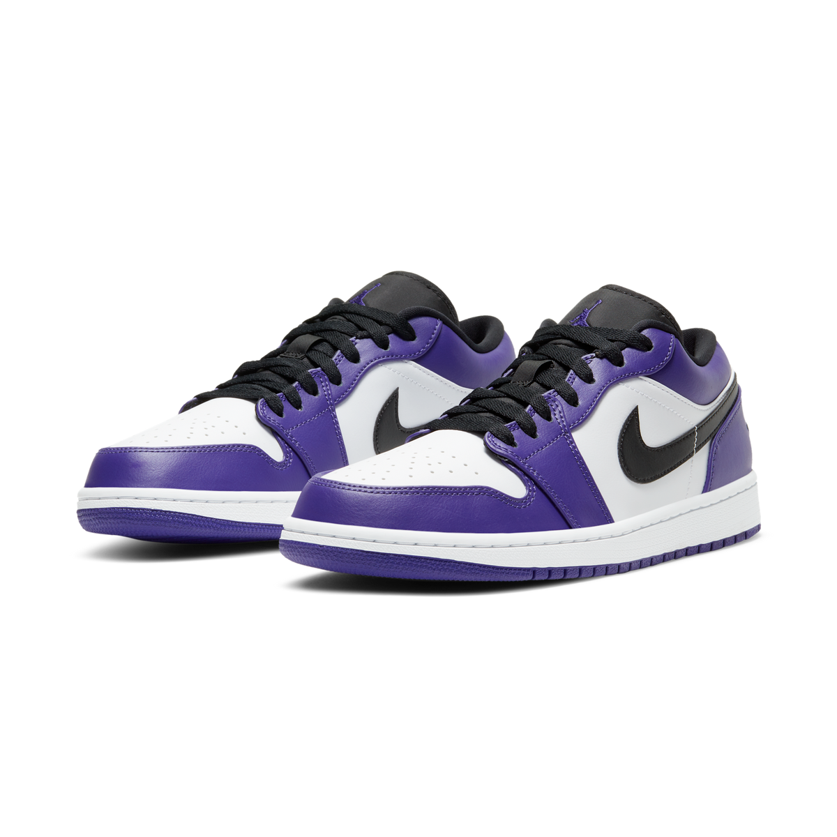 Jordan 1 Low Court Purple White