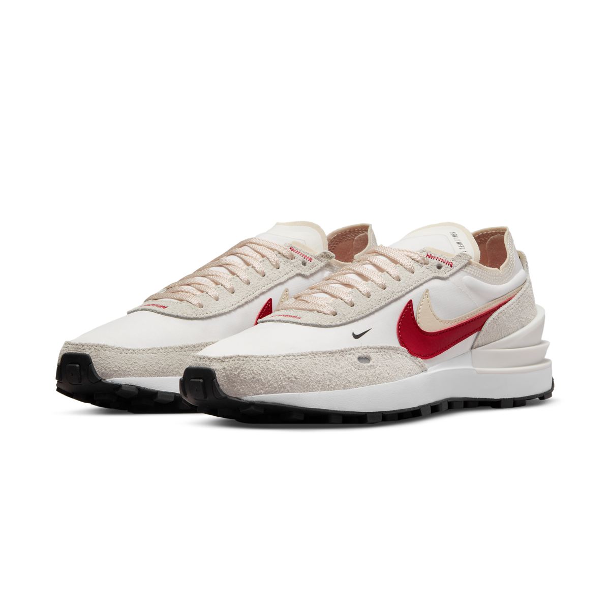 Nike Waffle One SE Sail Pearl White Black Gym Red (Women's) | DX4309-100