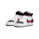 Nike Court Borough Mid 2 White University Red (GS)