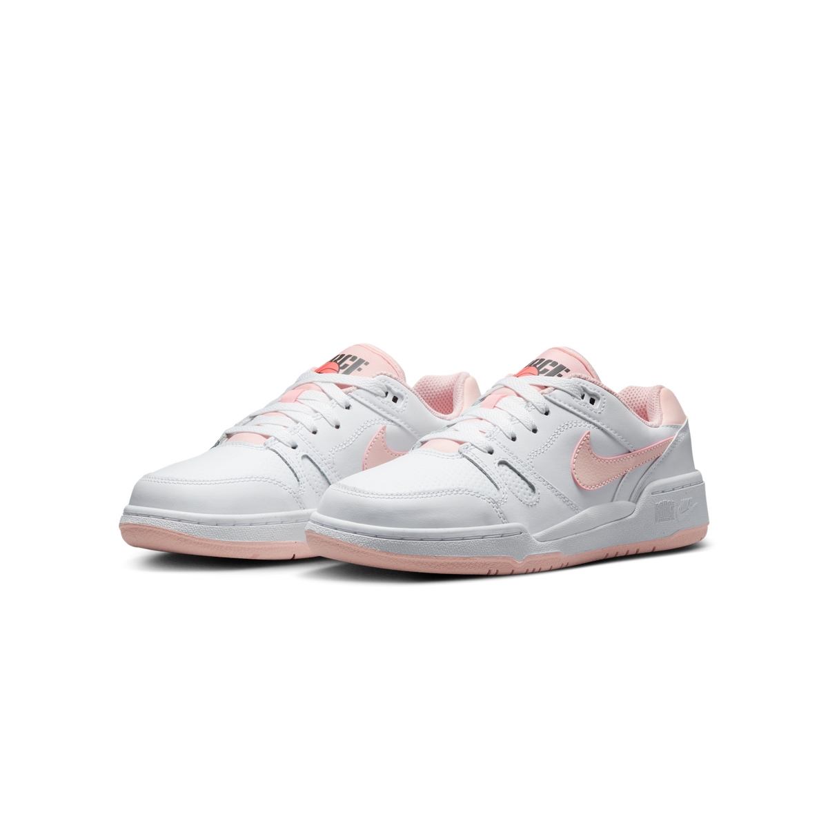 Nike Full Force Low White Bright Mango Black Echo Pink (GS)