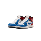 Jordan 1 Mid True Blue Varsity Red (PS)