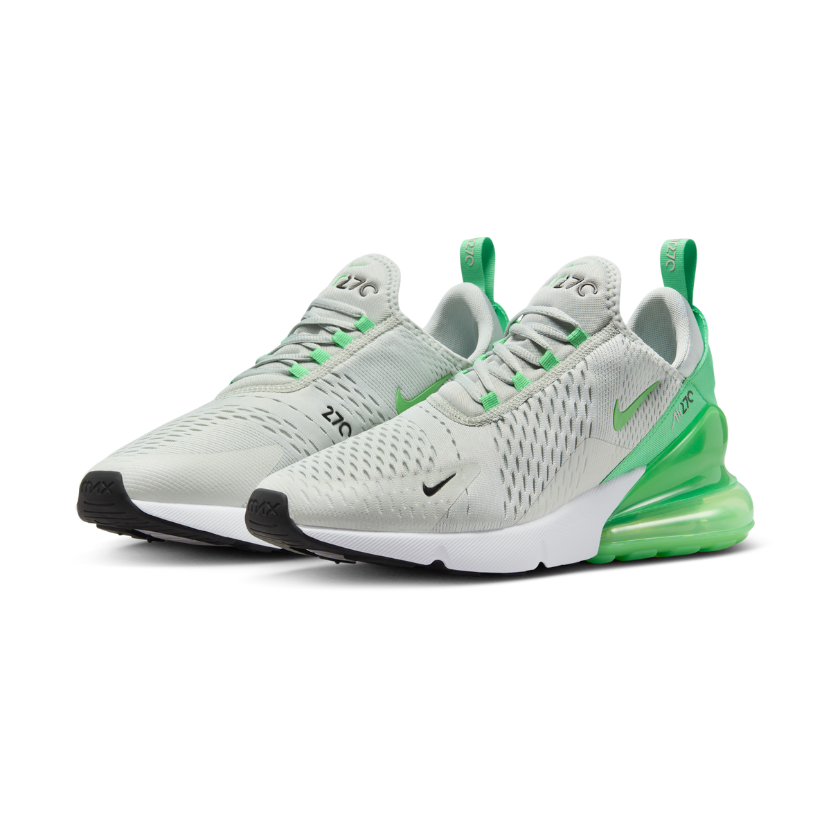 Nike Air Max 270 Light Silver Green Shock