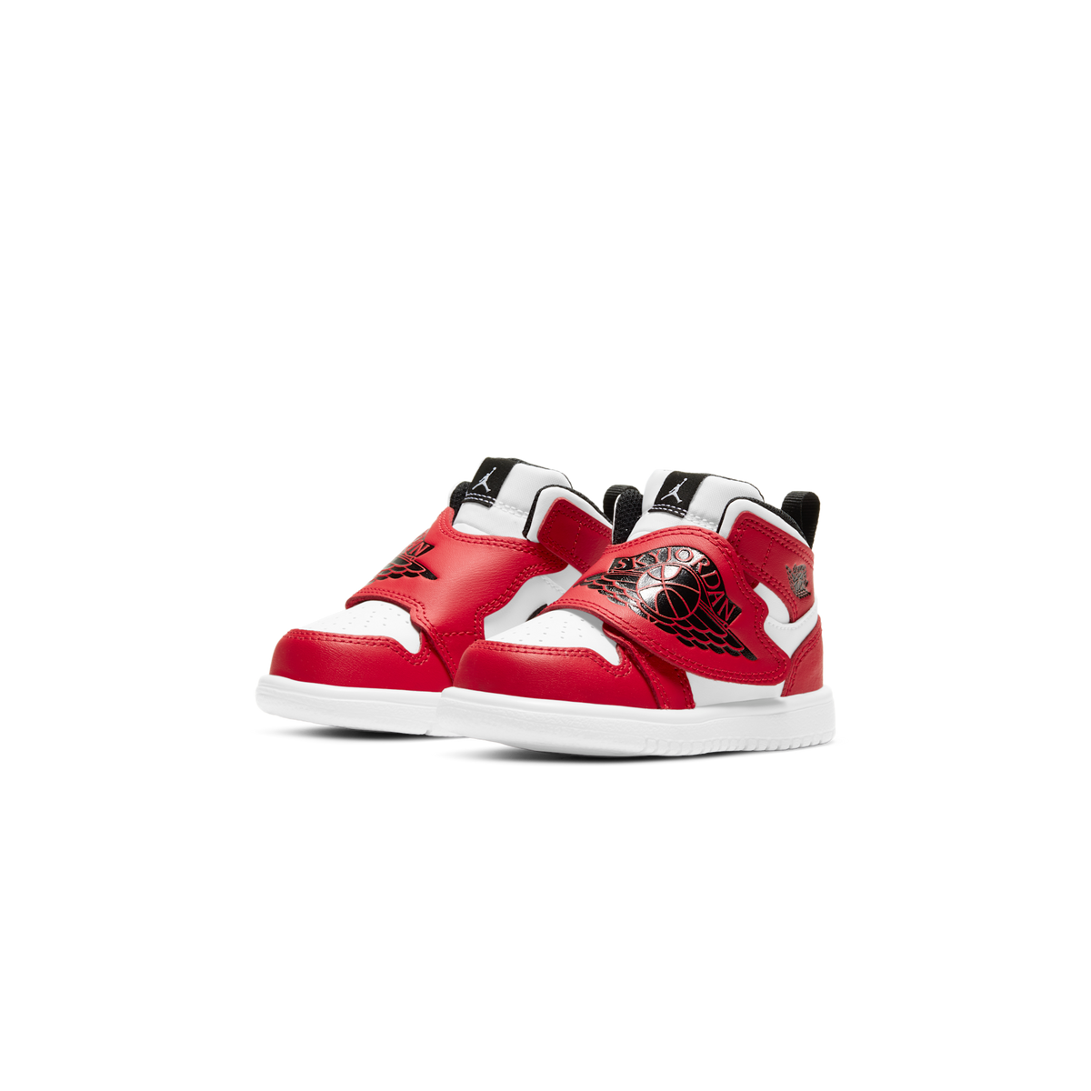 Sky Jordan 1 White Black University Red (TD)