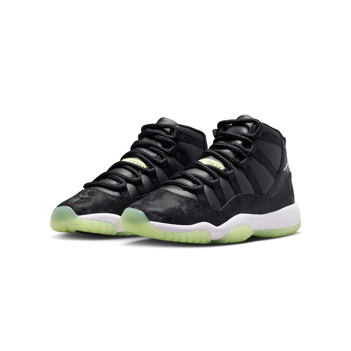 Jordan 11 Retro Black Barely Volt (GS)