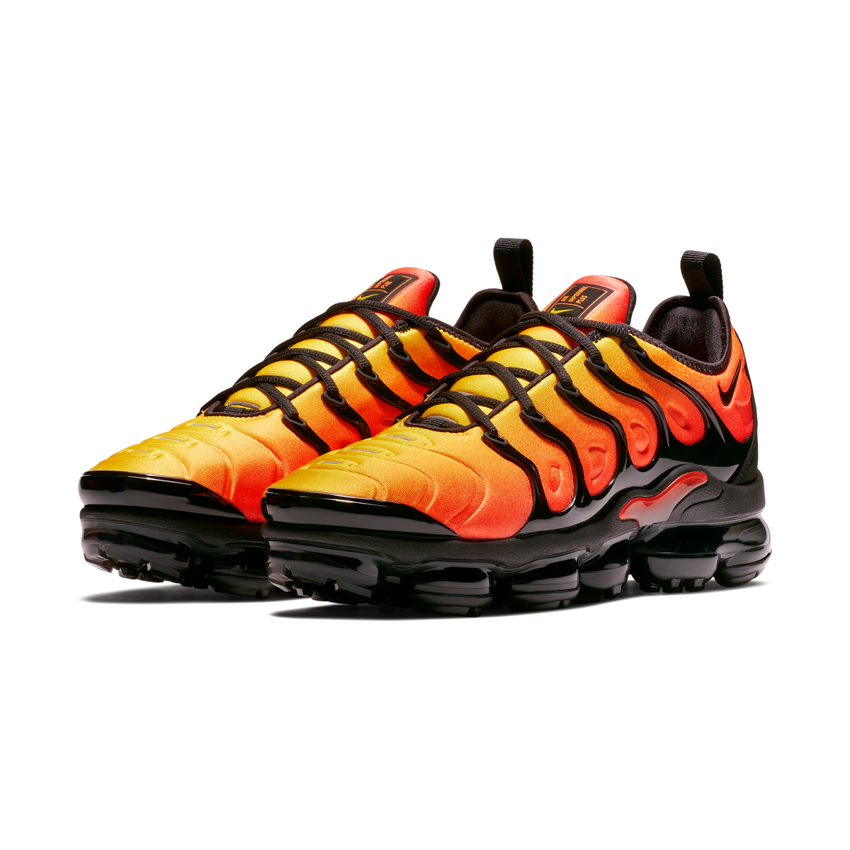 Nike Air VaporMax Plus Black Orange Crimson | 924453-006