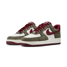 Nike Air Force 1 Low '07 LV8 Cargo Khaki Pale Ivory Dark Team Red