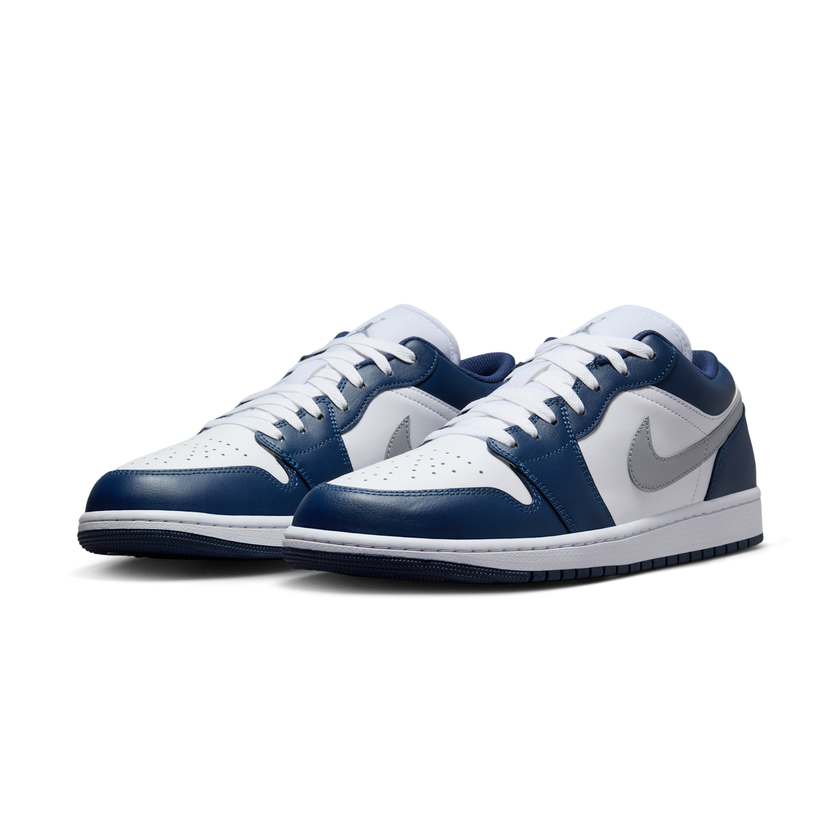 Jordan 1 Low Wolf Grey Midnight Navy