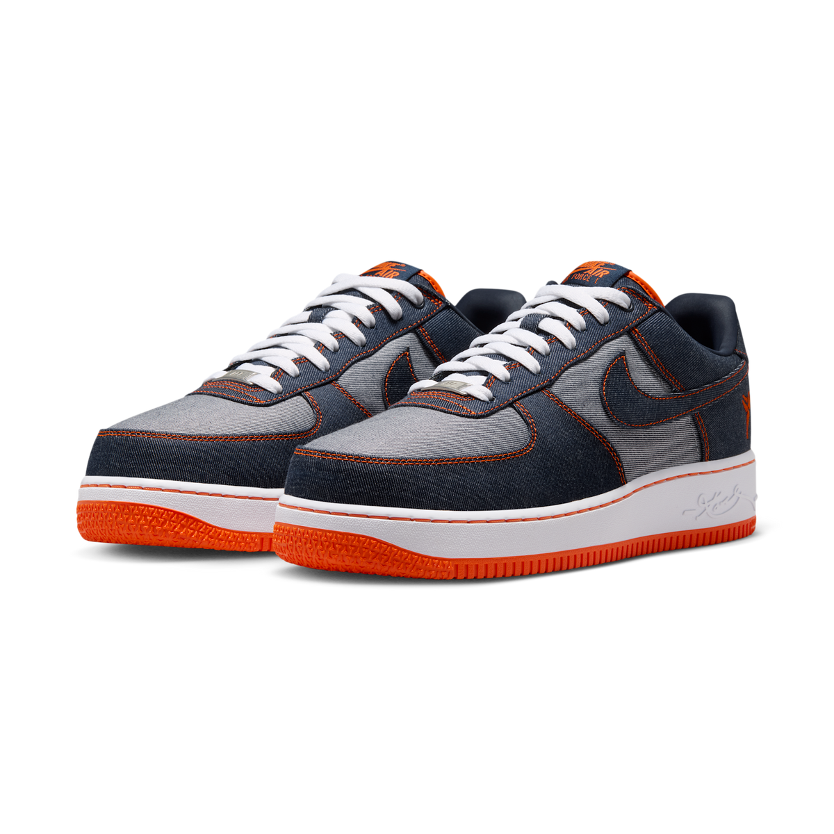 Nike Air Force 1 Low Protro Kobe Bryant Denim Obsidian Safety Orange
