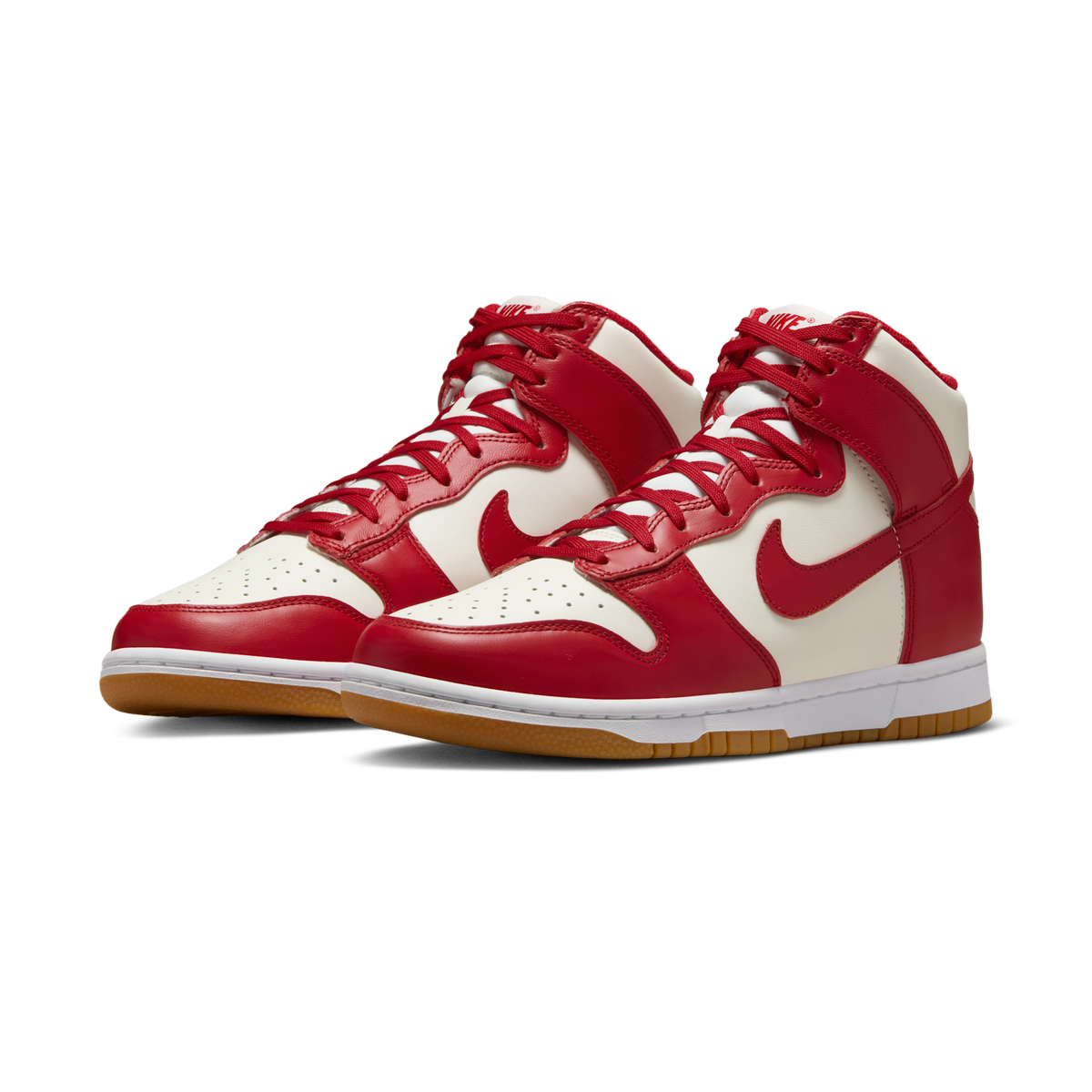 Nike Dunk High Sail Gym Red Gum (Women's) | DD1869-114