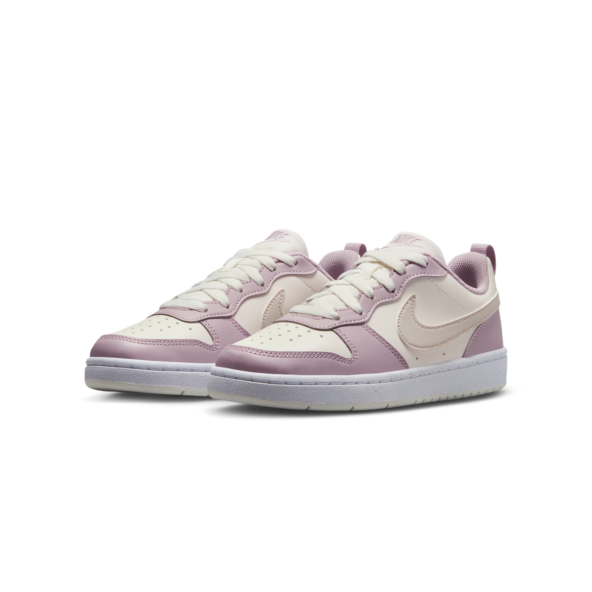 Nike Court Borough Low Recraft Sail Particle Rose White Light Orewood Brown (GS) | DV5456-129