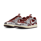 Jordan 1 Low Method of Make V3 Dark Team Red Metallic Silver (Women's)