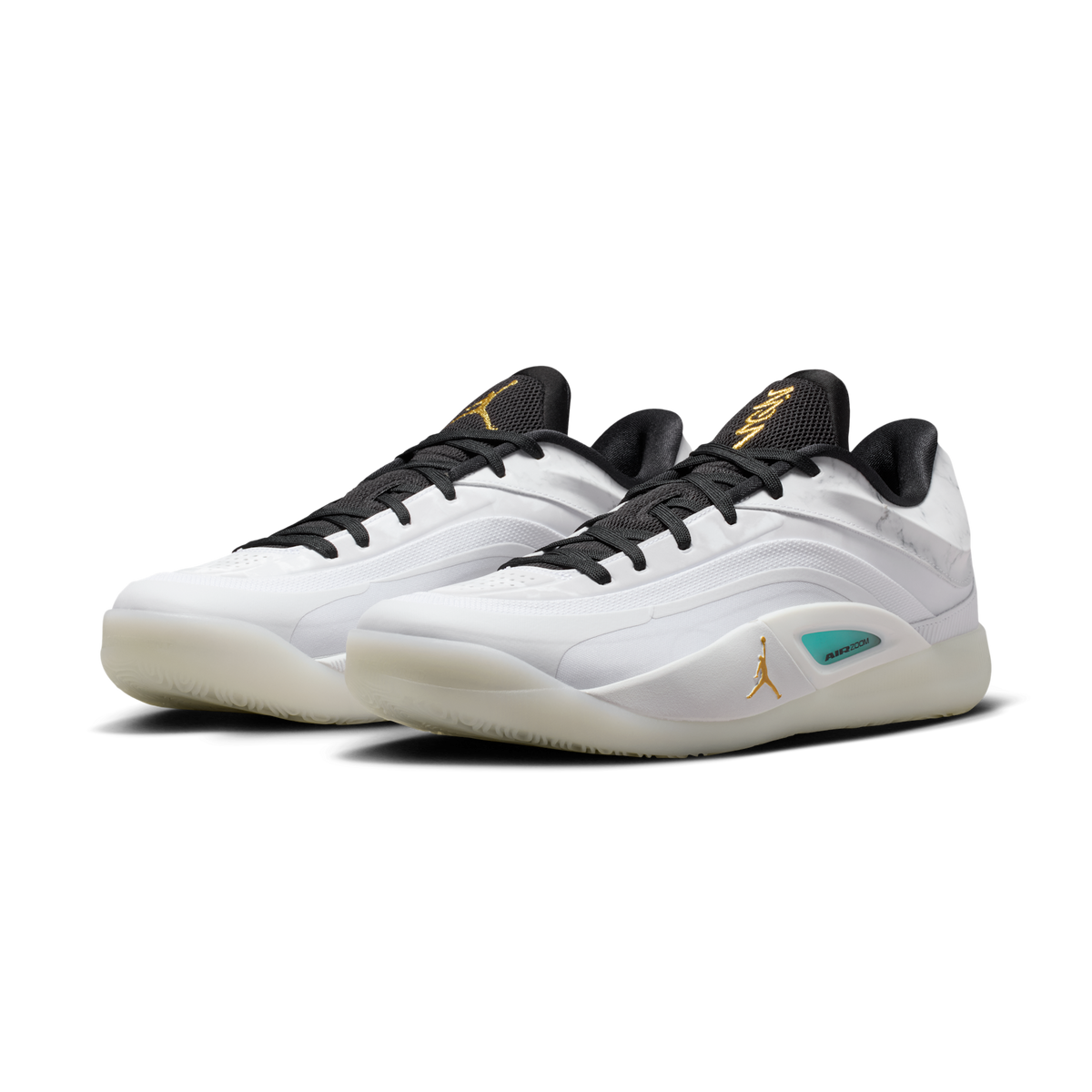 Jordan Zion 4 White Metallic Gold