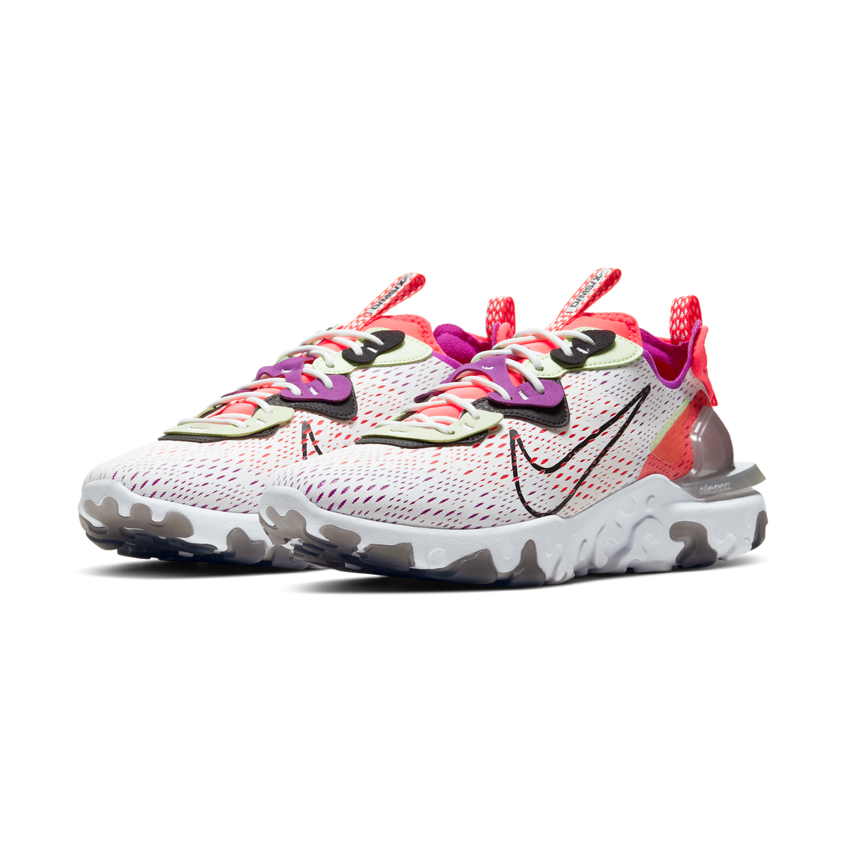 Nike React Vision Barely Volt Laser Crimson