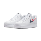 Nike Air Force 1 Low '07 Quadruple Swoosh White Navy Crimson