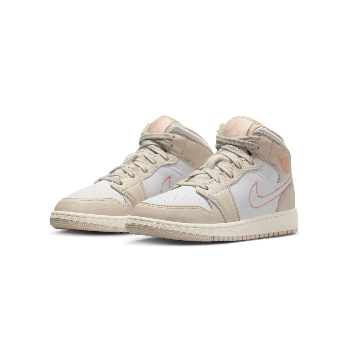 Jordan 1 Mid SE Sand Drift White Madder Root (GS)