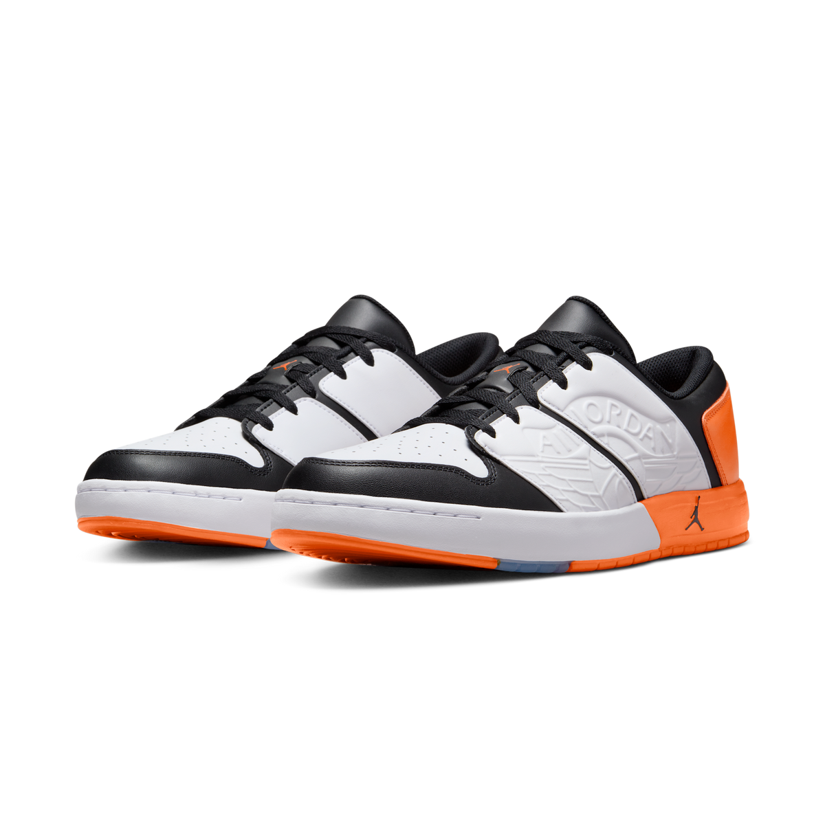 Jordan Nu Retro 1 Low White Black Magma Orange