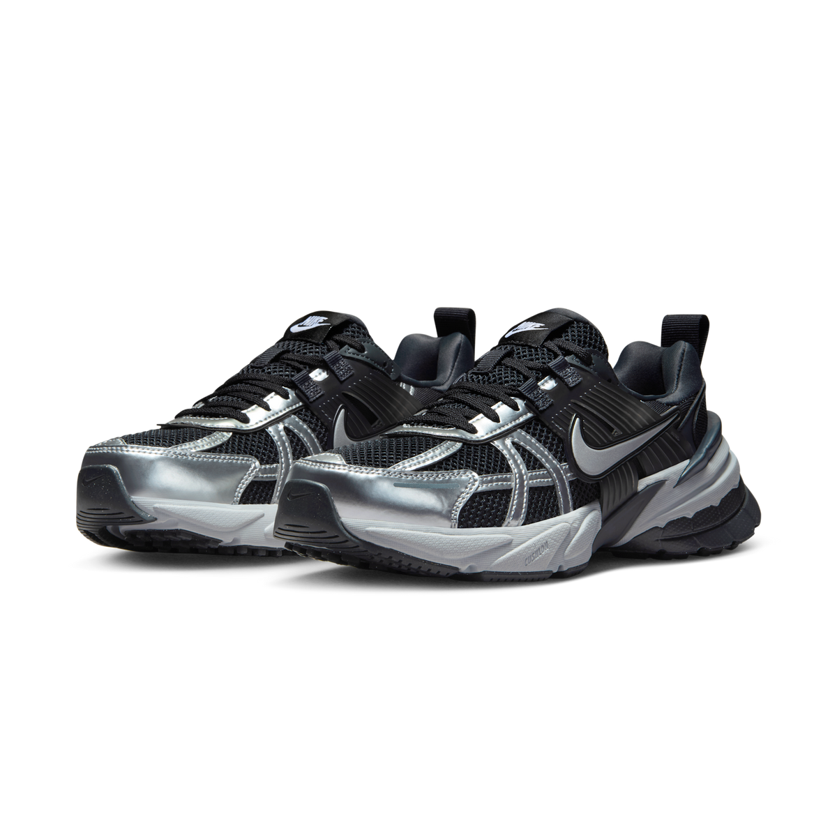 Nike V2K Run Black Metallic Silver (Women's) | FD0736-005