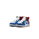 Jordan 1 Mid True Blue Varsity Red (TD)