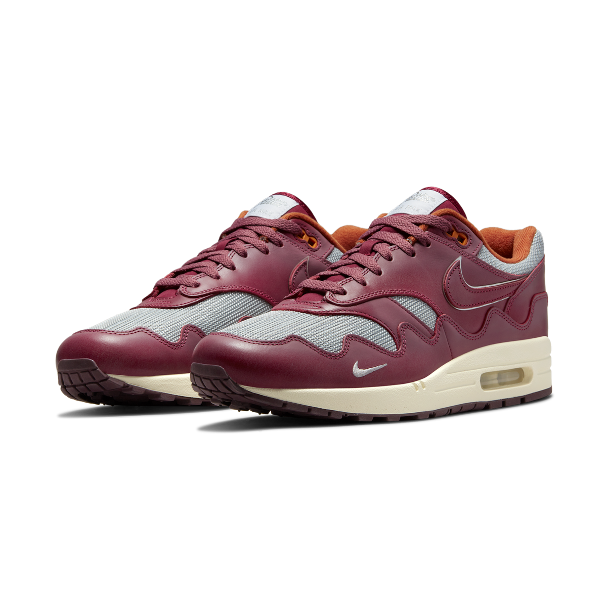 Nike Air Max 1 Patta Waves Rush Maroon (with Bracelet)