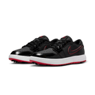 Jordan 1 Low Golf Spiked Bred Black Patent