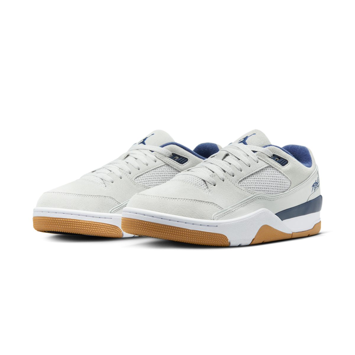 Jordan Flight Court Neutral Grey White Gum Light Brown Midnight Navy