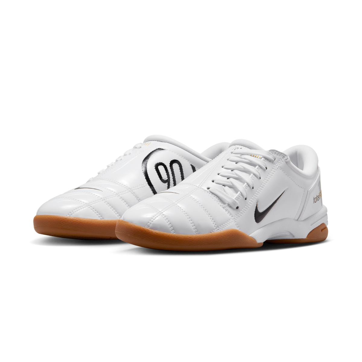Nike Total 90 3 Patent White Black (Women's) | IB5666-100