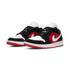 Jordan 1 Low Black White Gym Red (Women's)
