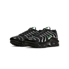 Nike Air Max Plus Black Green Strike Metallic Silver (GS)