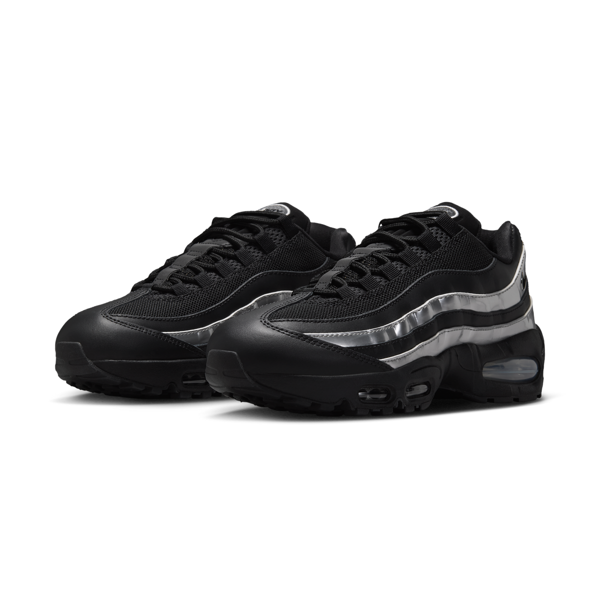 Nike Air Max 95 Big Bubble Black Metallic Silver (Women's)