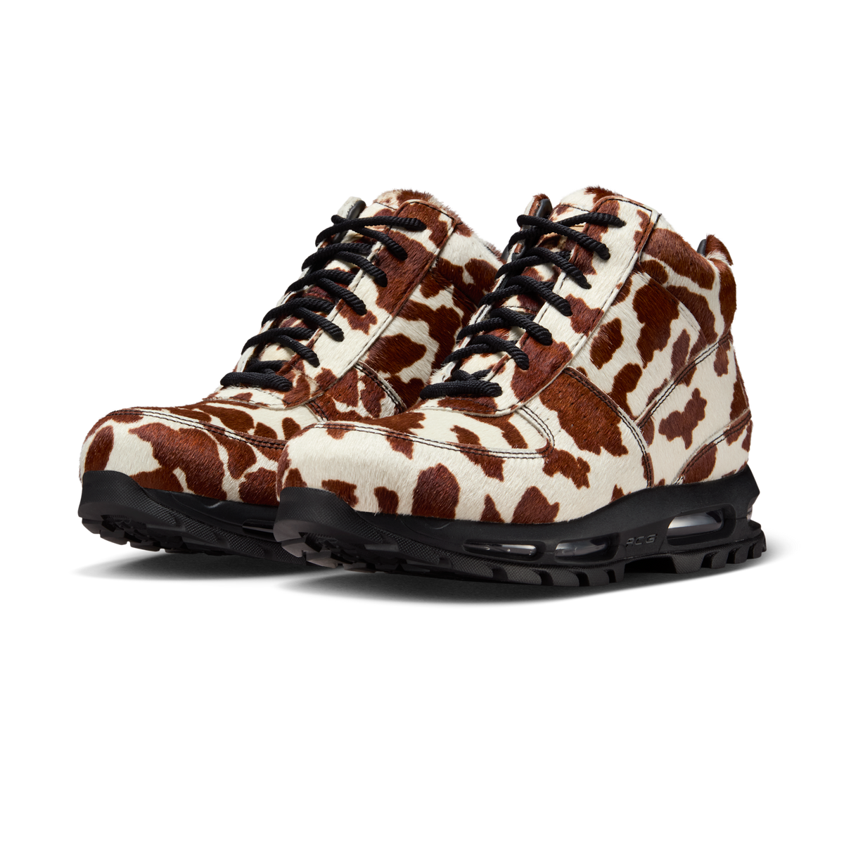 Nike Air Max Goadome Sail Cacao Wow Cow Print Pony Hair | IO4635-100