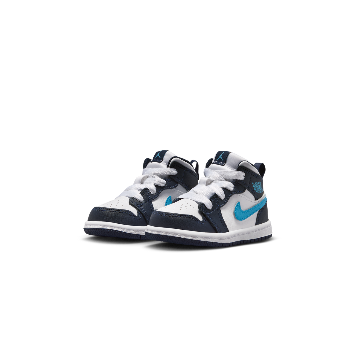 Jordan 1 Mid Obsidian Dark Powder Blue (TD)