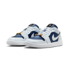 Jordan 1 Low SE Football Grey White Gym Red Midnight Navy (Women's)