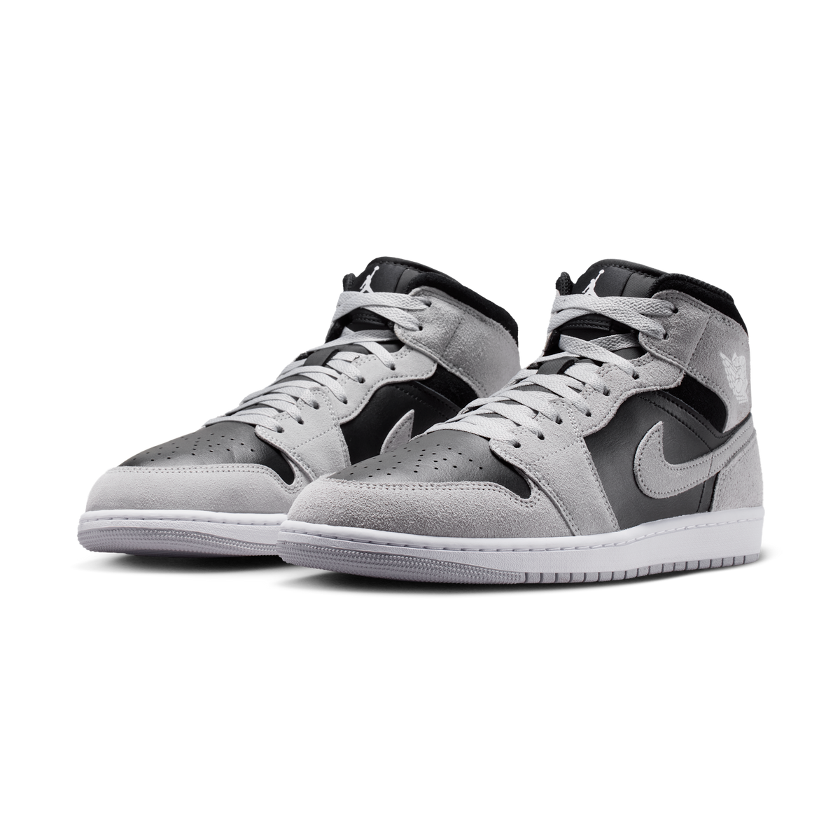 Jordan 1 Mid Light Smoke Grey Black