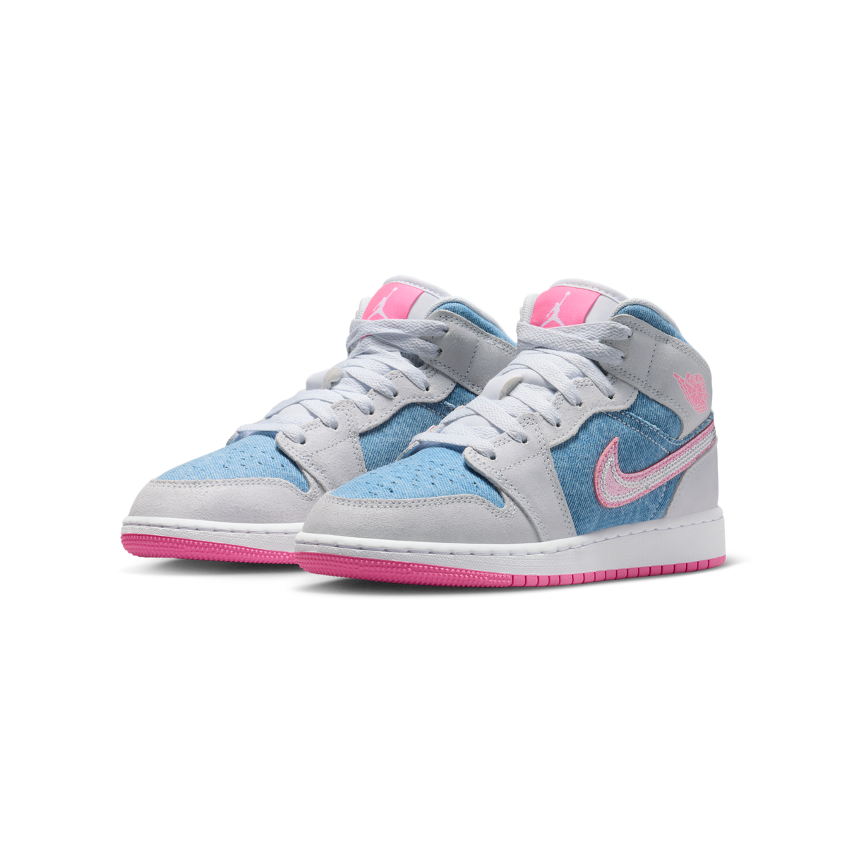 Jordan 1 Mid Denim Sequin (GS)