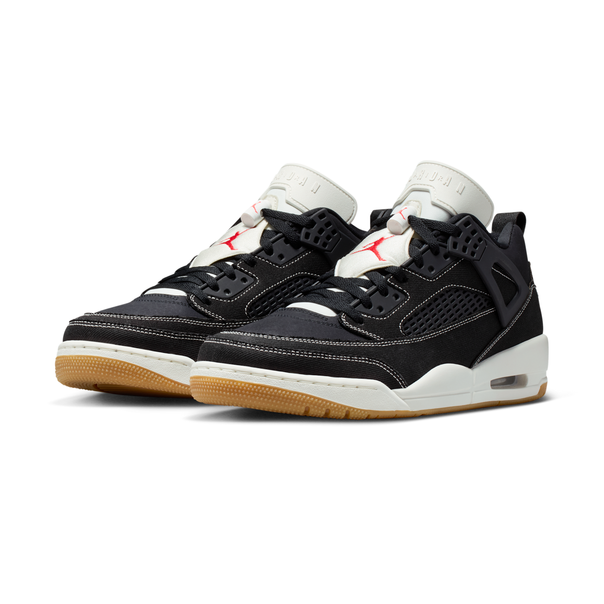 Jordan Spizike Low Black Denim