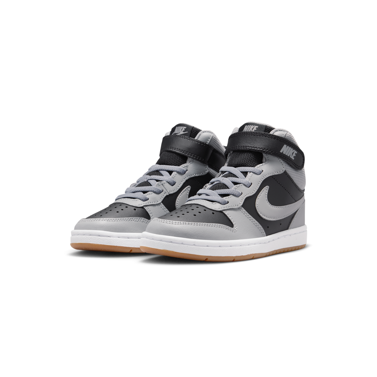 Nike Court Borough Mid 2 Black Light Smoke Grey Gum (PS)