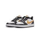 Nike Court Borough Low Recraft Black White Metallic Gold (GS)