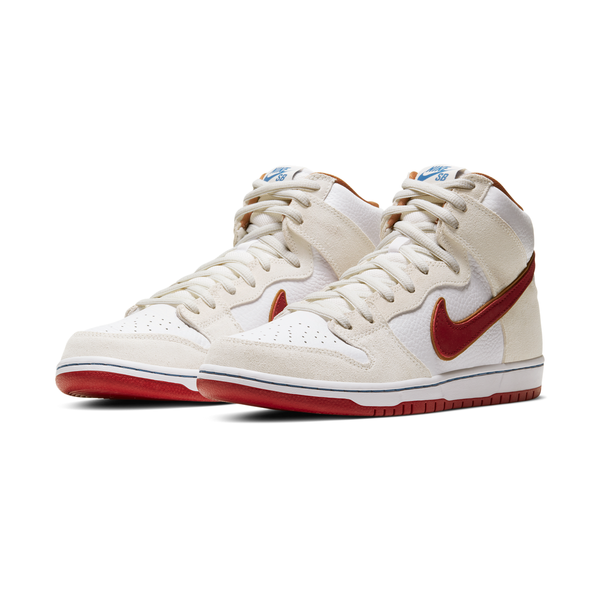 Nike SB Dunk High Sail Bright Crimson